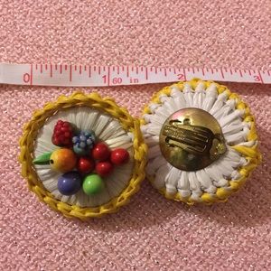 Vintage 40’s clip on earrings